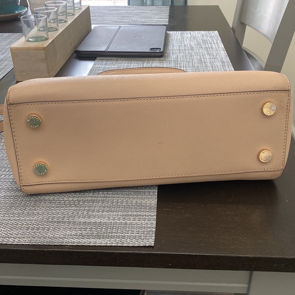 michael kors medium leather satchel purse - Picture 7 of 10